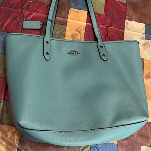 Authentic Coach bag. Sea foam green. Perfect condition.